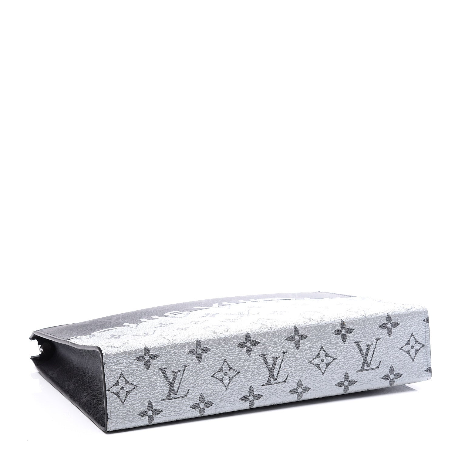 Louis Vuitton Monogram Eclipse Split Pochette Voyage MM 3 of 10