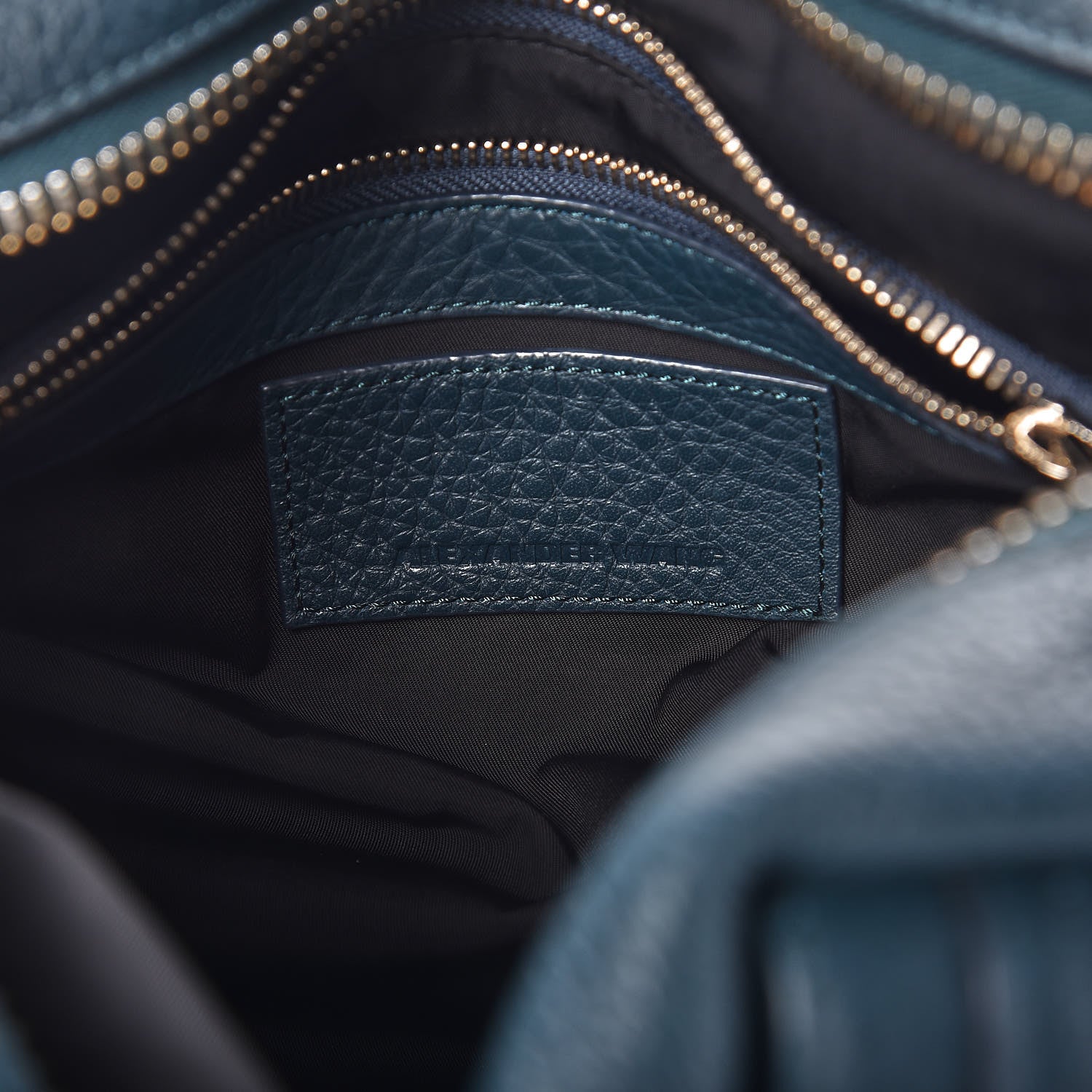 Alexander Wang Lambskin Rocco Duffel Dark Argon Pale Gold Hardware 7 of 9