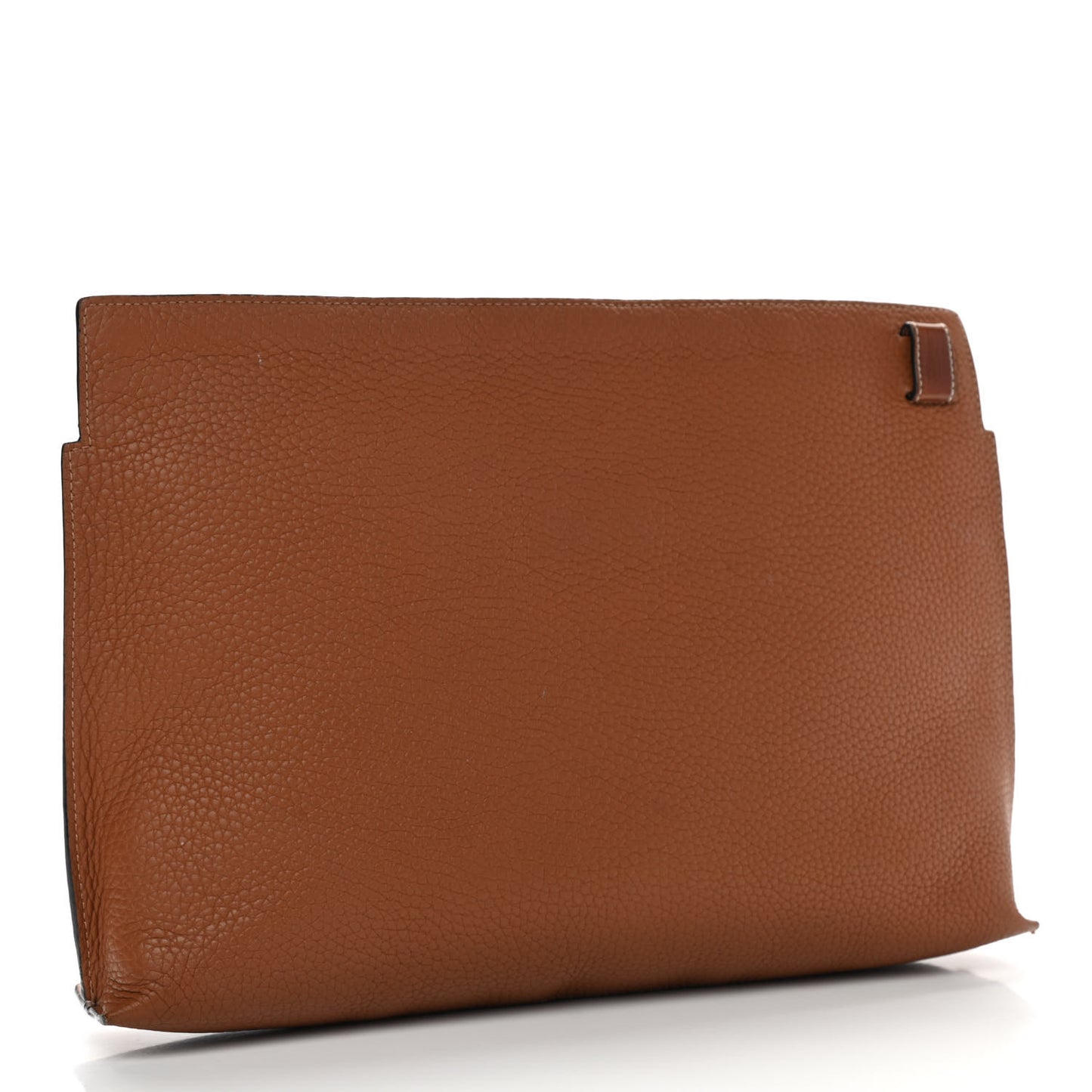 Calfskin T Pouch Tan