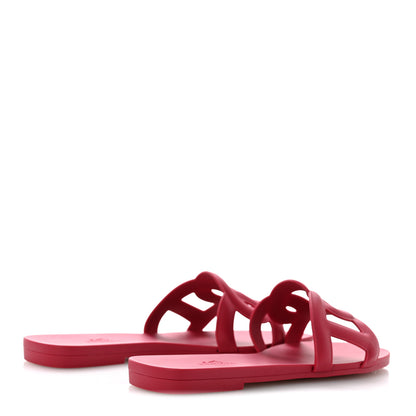 Hermes Rubber Aloha Sandals 36 Rose Baie 5 of 11