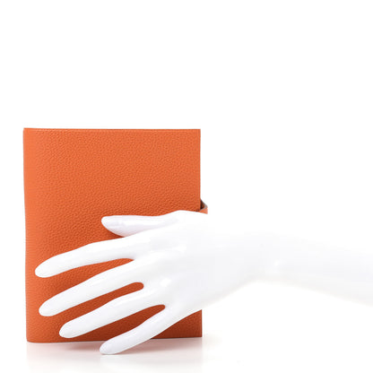 Hermes Togo Ulysse PM Agenda Cover Orange 2 of 8