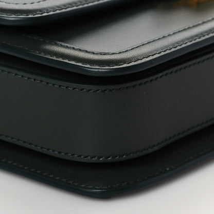 Saint Laurent Smooth Calfskin Small Solferino Satchel Green 7 of 8