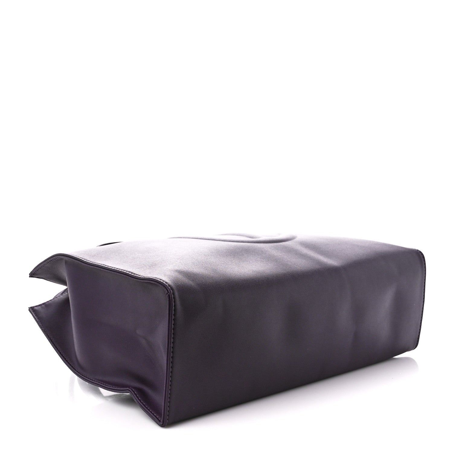 Telfar Vegan Leather Medium Shopping Bag Eggplant 4 of 10