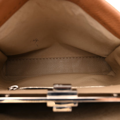Fendi Cuoio Romano Selleria Bi-Color Large Peekaboo Iconic Satchel Mou Deserto 6 of 11