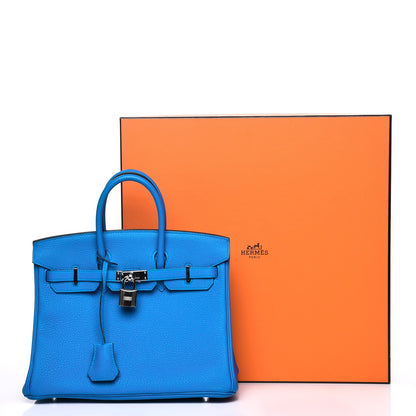 Hermes Togo Birkin 25 Bleu Zanzibar 26 of 26