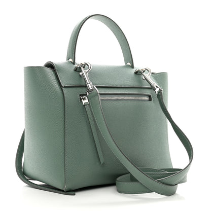 Celine Grained Calfskin Micro Belt Bag Celadon 3 of 9