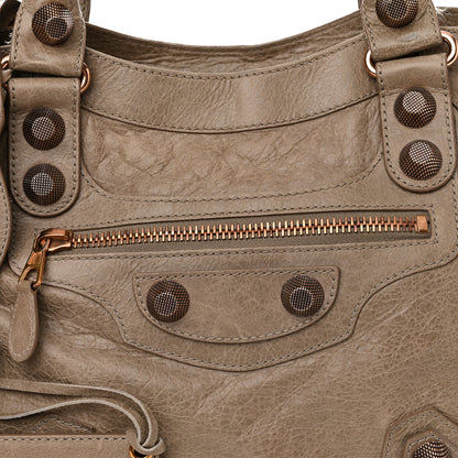 Balenciaga Agneau Giant 21 Rose Gold Hardware City Papyrus 8 of 16