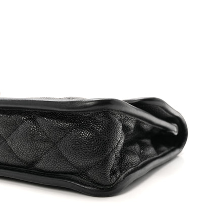 Chanel Caviar Quilted Medium French Riviera Flap Black 10 of 11