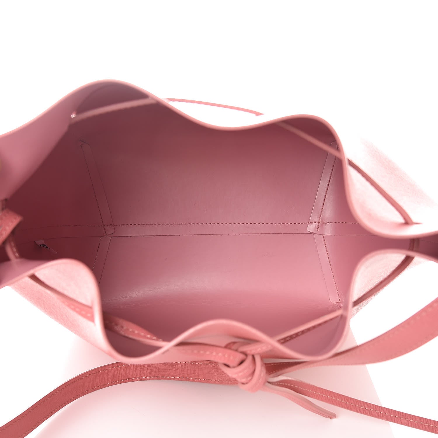 Mansur Gavriel Saffiano Bucket Bag Blush 6 of 12