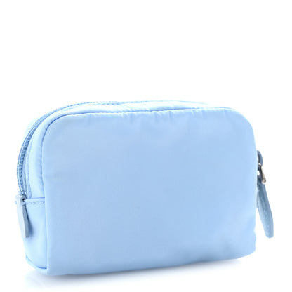 Prada Re-Nylon Micro Pouch Celeste 3 of 9