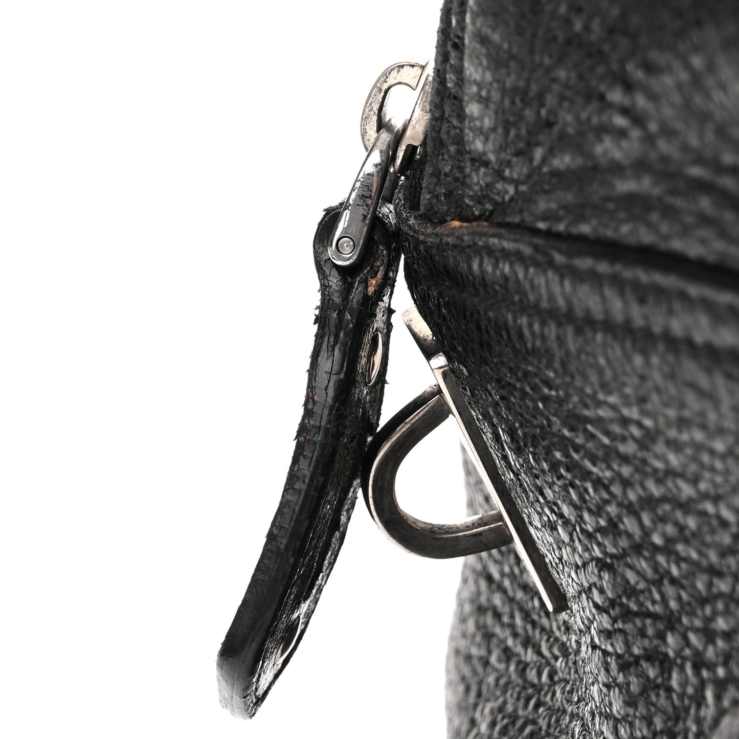 Nylon Quilted 24H Satchel Black