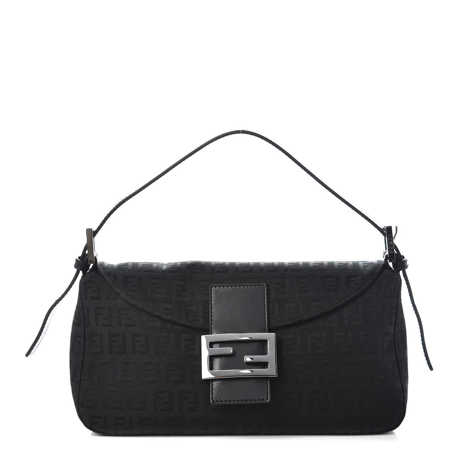 Fendi Zucchino Baguette Black 1 of 9