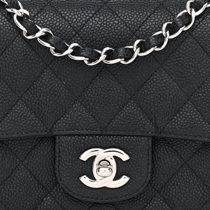 Chanel Caviar Quilted Mini Square Flap Black 8 of 12