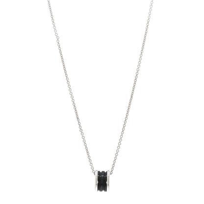 Bulgari Sterling Silver Ceramic Save The Children Pendant Necklace 1 of 6