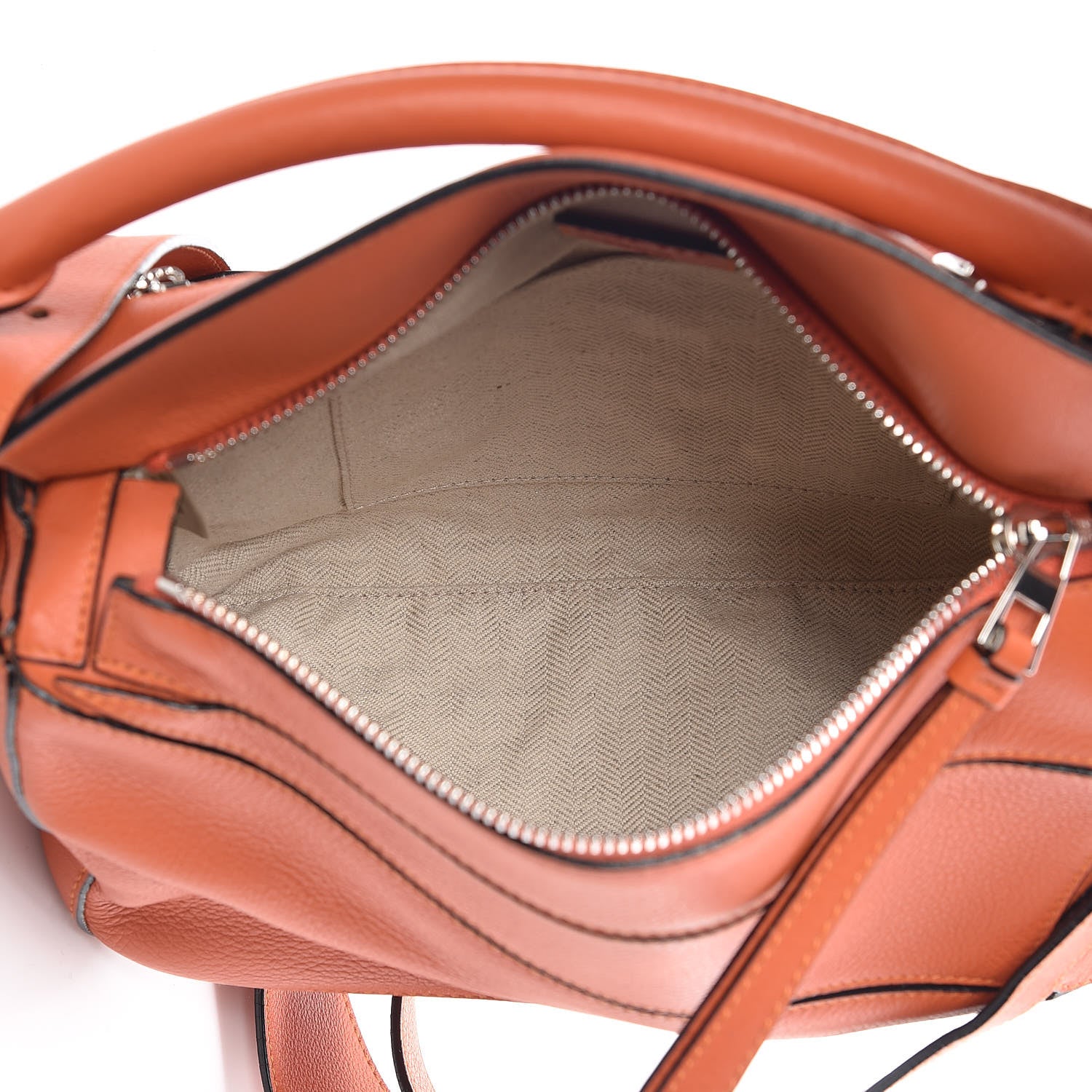 Loewe Calfskin Small Puzzle Bag Orange 5 of 9