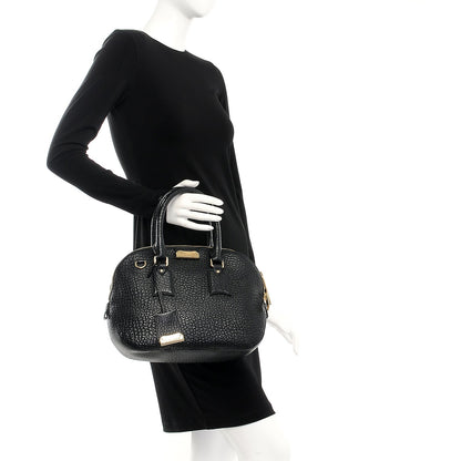Burberry Heritage Grain Small Orchard Bowling Bag Black 2 of 8