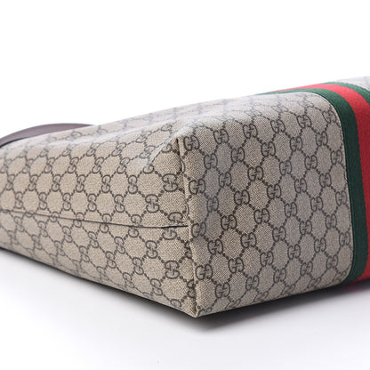 Gucci GG Supreme Monogram Medium Ophidia Shopping Tote Brown 7 of 8