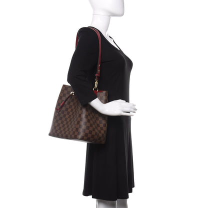 Louis Vuitton Damier Ebene Neonoe MM Cherry Berry 2 of 10