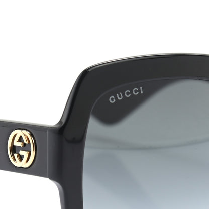Gucci Oversized Square GG0036S Sunglasses Black 7 of 7