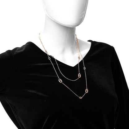 Hermes 18K Rose Gold PM Farandole Necklace 120 2 of 5