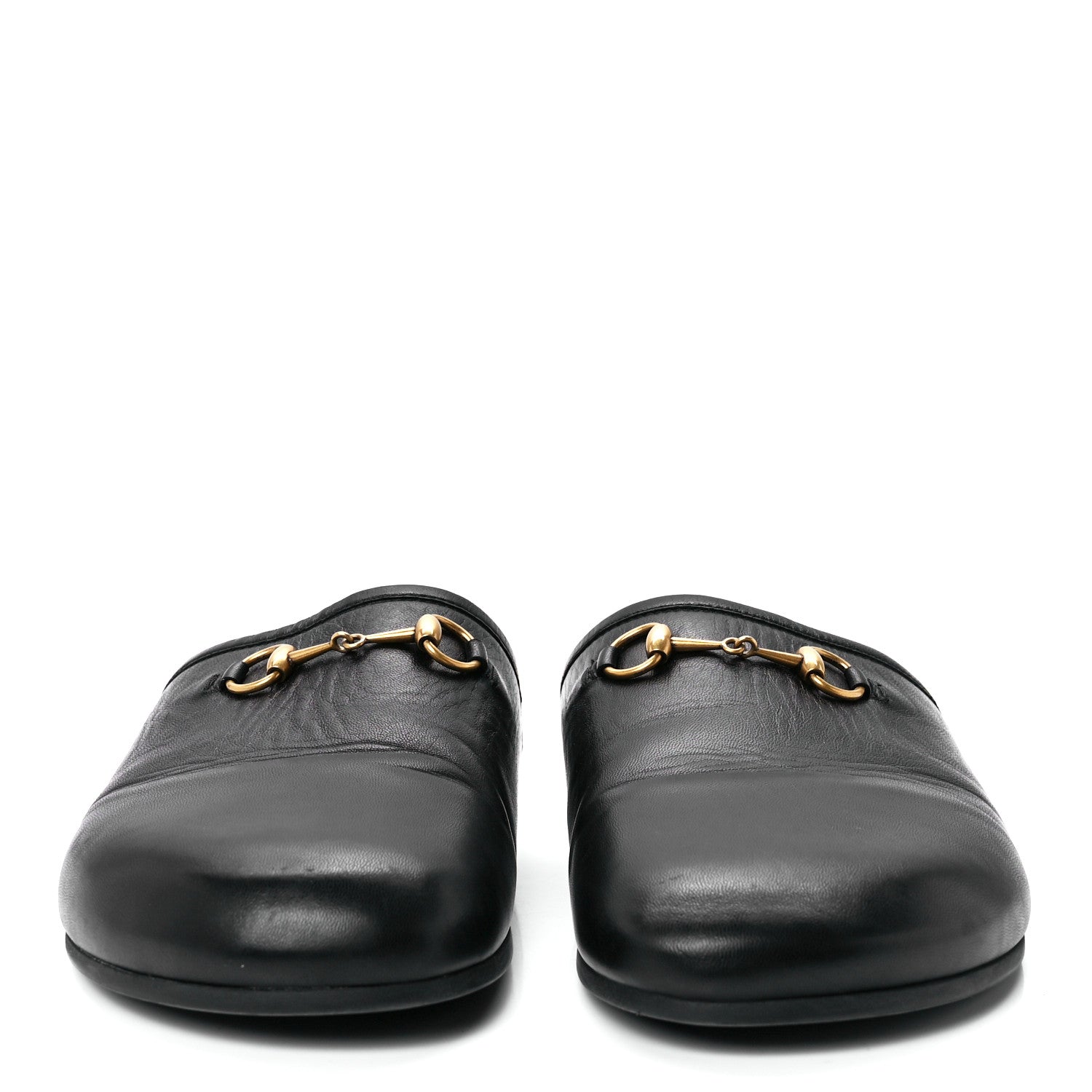 Gucci Malaga Kid Womens Horsebit River Slippers 40 Black 2 of 8