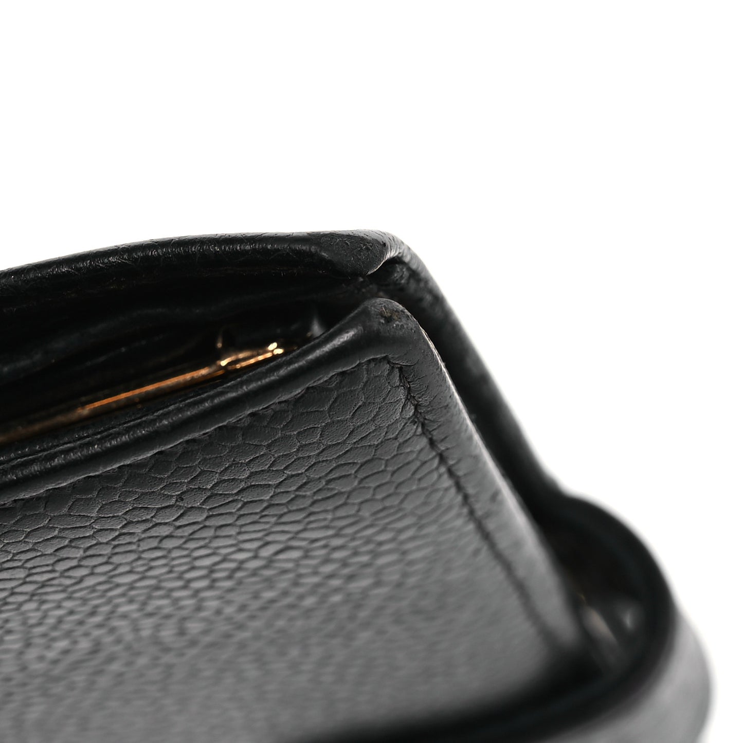 Caviar Timeless CC French Wallet Black