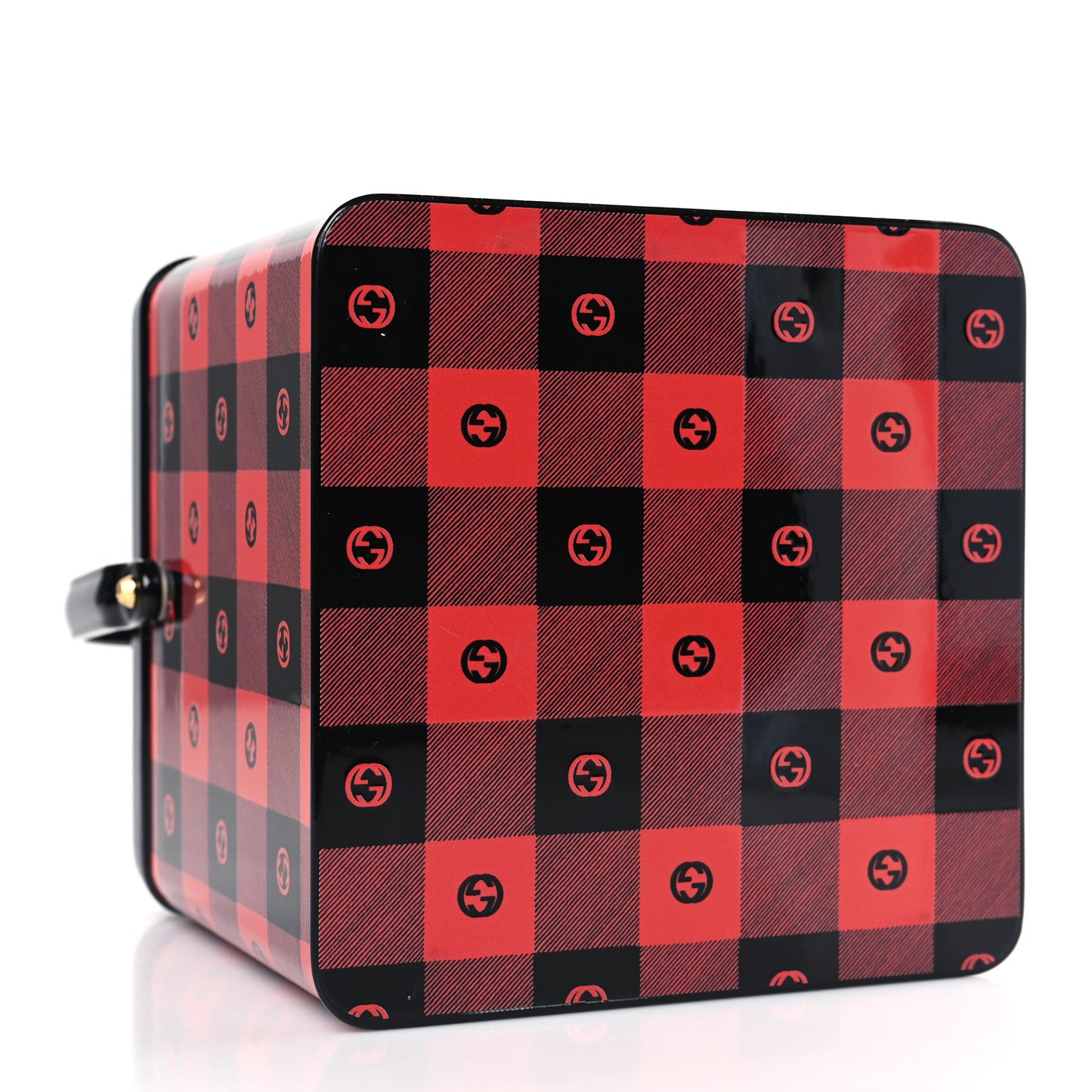 Metal Enamel Mad Cookies Top Handle Bag Multicolor