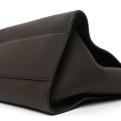 The Row Matte Grained Calfskin Marlo 17 Deep Brown 8 of 8