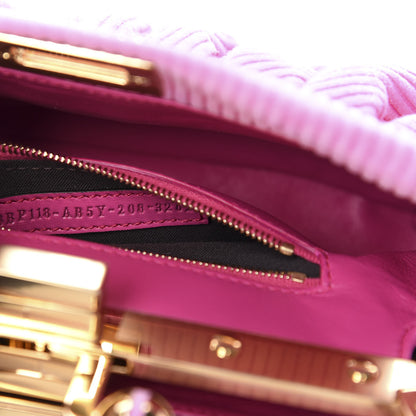 Fendi Camoscio Line Embossed Small Peekaboo Click Bag Lollypop 10 of 11