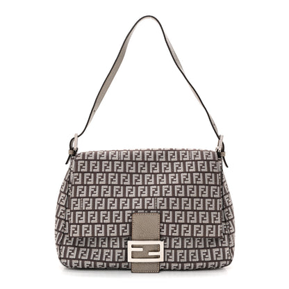 Fendi Metallic Zucchino Vitello Mama Baguette Caffe Argilla Canna di Fucile 1 of 14