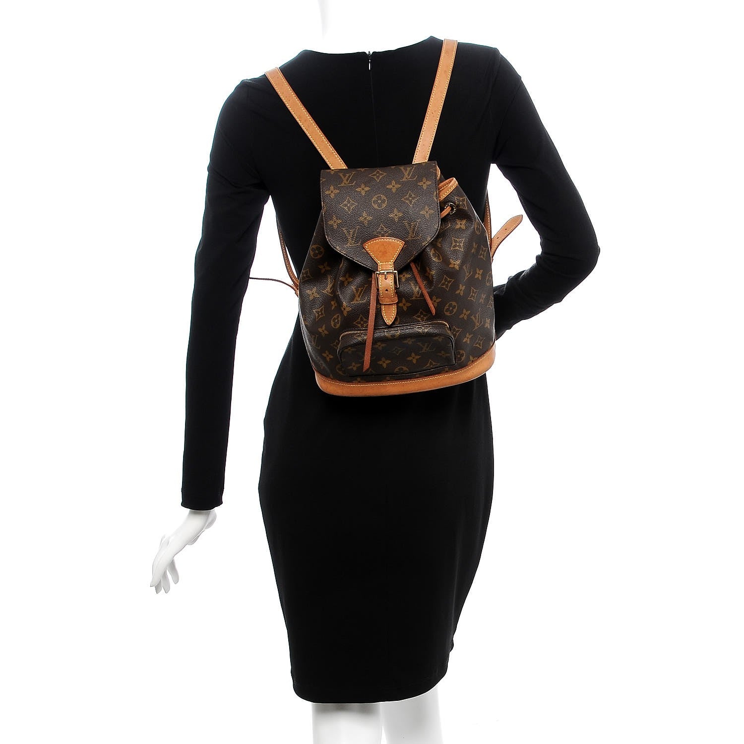 Louis Vuitton Monogram Montsouris MM Backpack 2 of 13