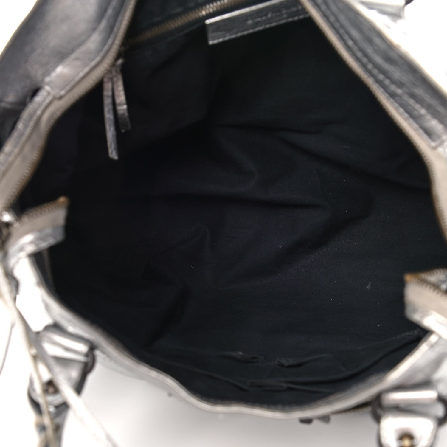 Balenciaga Metallic Agneau Classic Hardware Velo Gris Aluminum 5 of 13