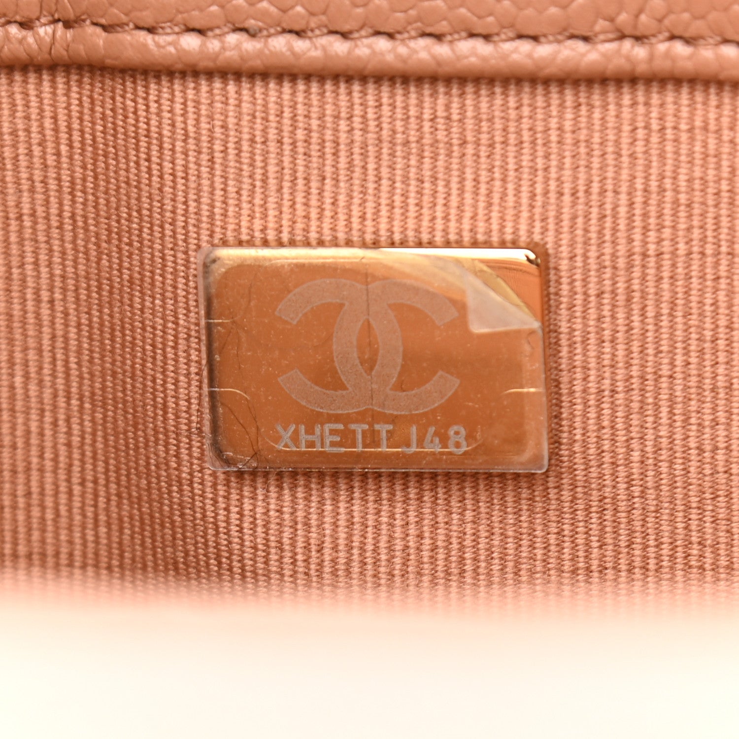 Chanel Caviar Quilted Medium Boy Flap Brown 8 of 10