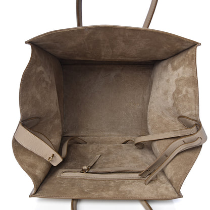Celine Supple Calfskin Medium Phantom Luggage Beige 5 of 13