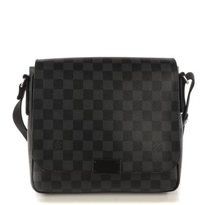 Louis Vuitton Damier Graphite District PM 1 of 7