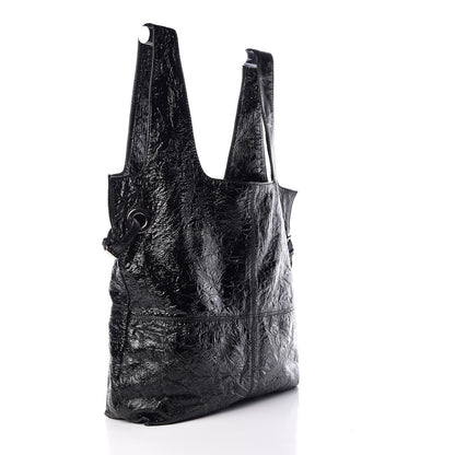 Givenchy Crinkled Patent Hobo Black 3 of 8