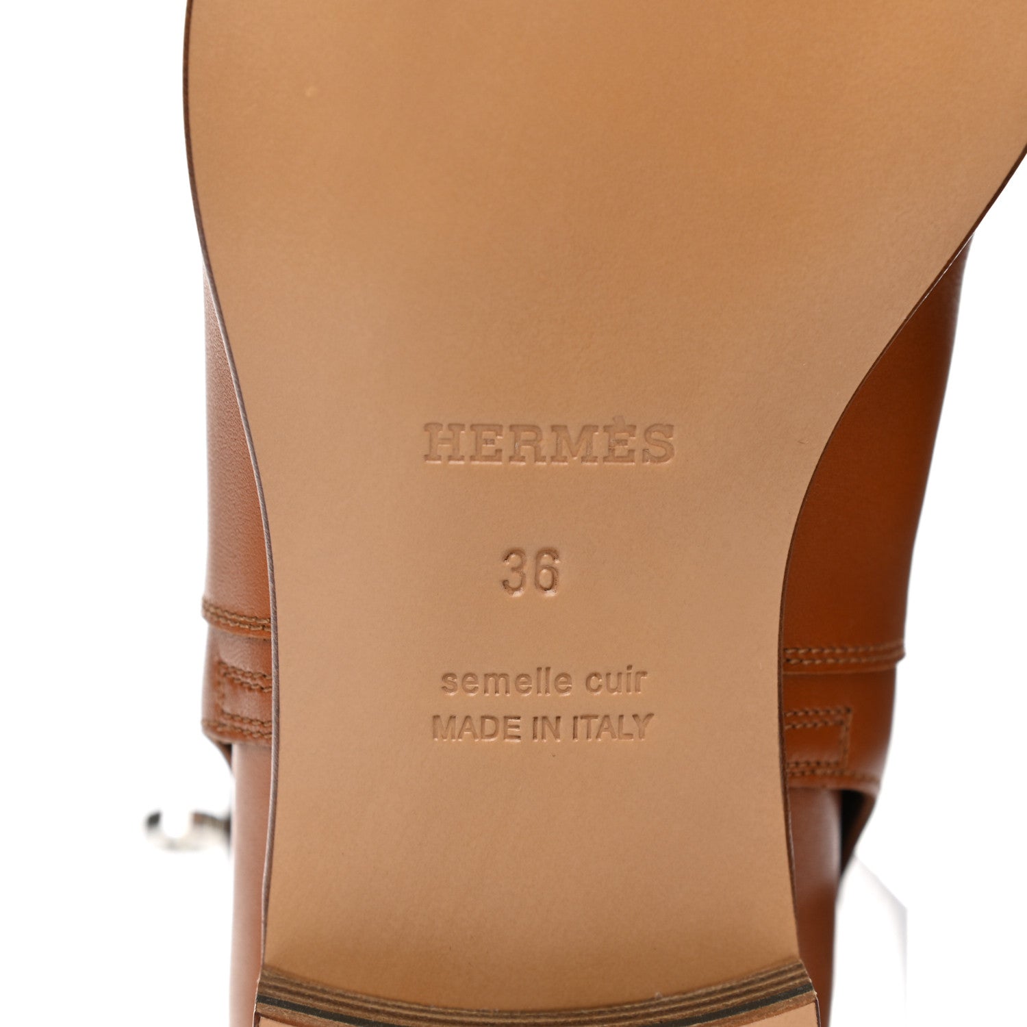 Hermes Calfskin Neo Low Boots 36 Natural 6 of 10