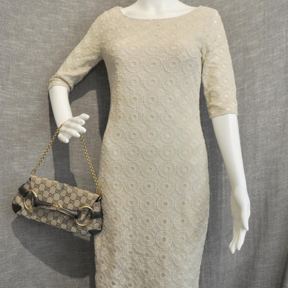 Gucci Monogram Horsebit Clutch Ebony 2 of 8