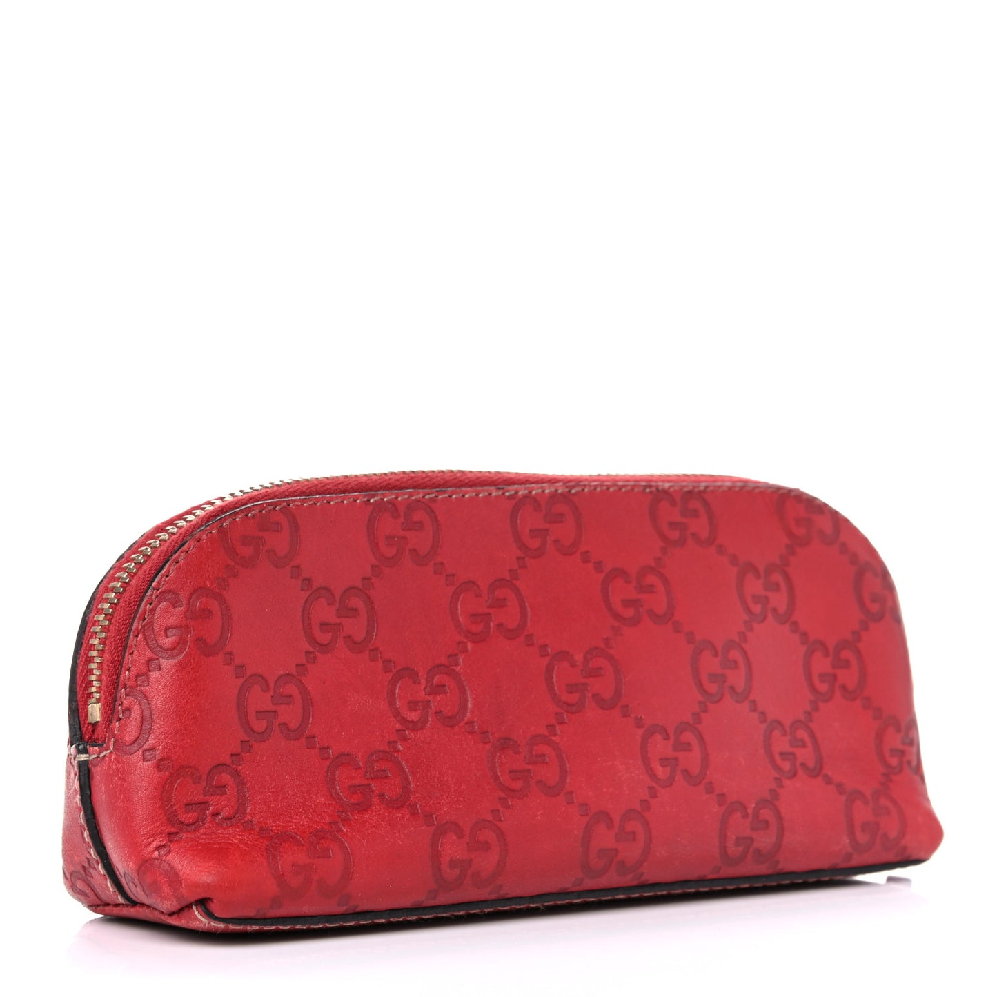 Guccissima Small Cosmetic Pouch Red