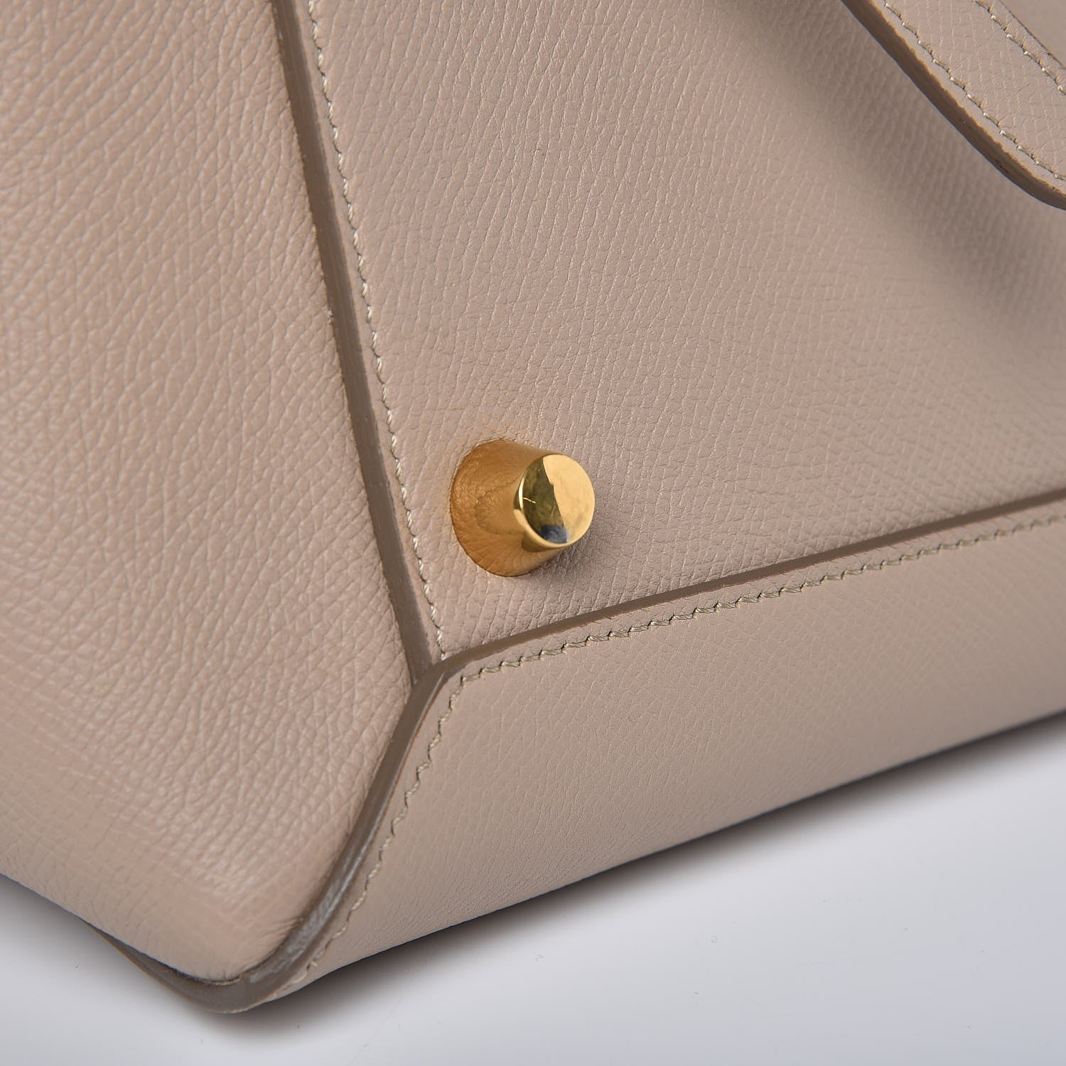 Celine Grained Calfskin Mini Belt Bag Light Taupe 8 of 8