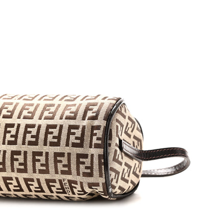 Fendi Zucchino Pochette Dark Brown 9 of 9