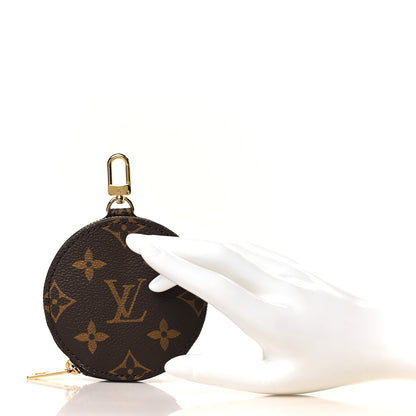 Louis Vuitton Monogram OnTheGo East West Round Coin Purse Red 2 of 6