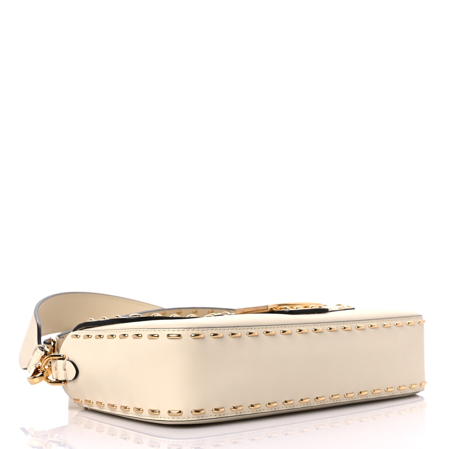 Vitello King Metal Stitch Baguette Pergamena