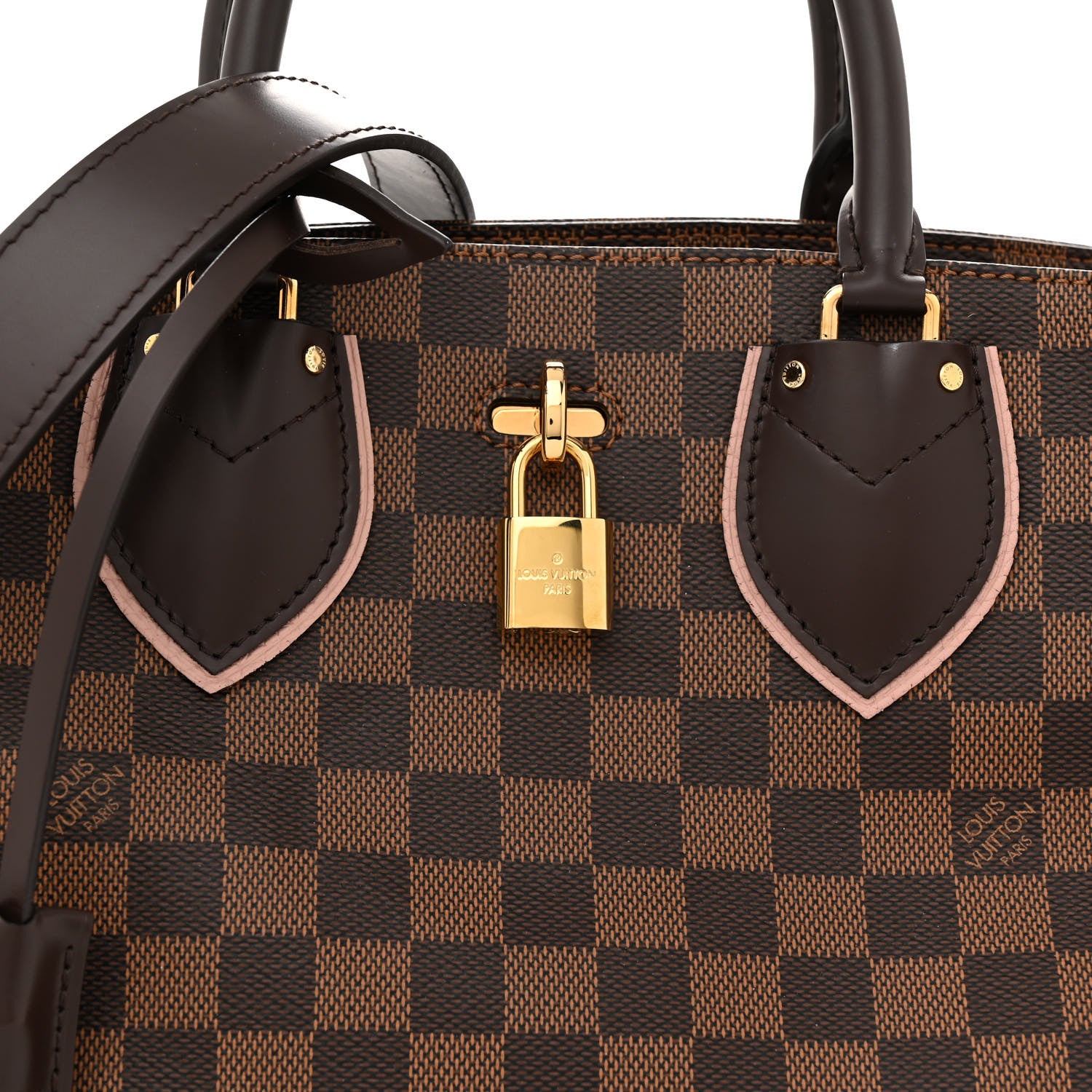 Louis Vuitton Cuir Taurillon Damier Ebene Normandy Magnolia 8 of 11