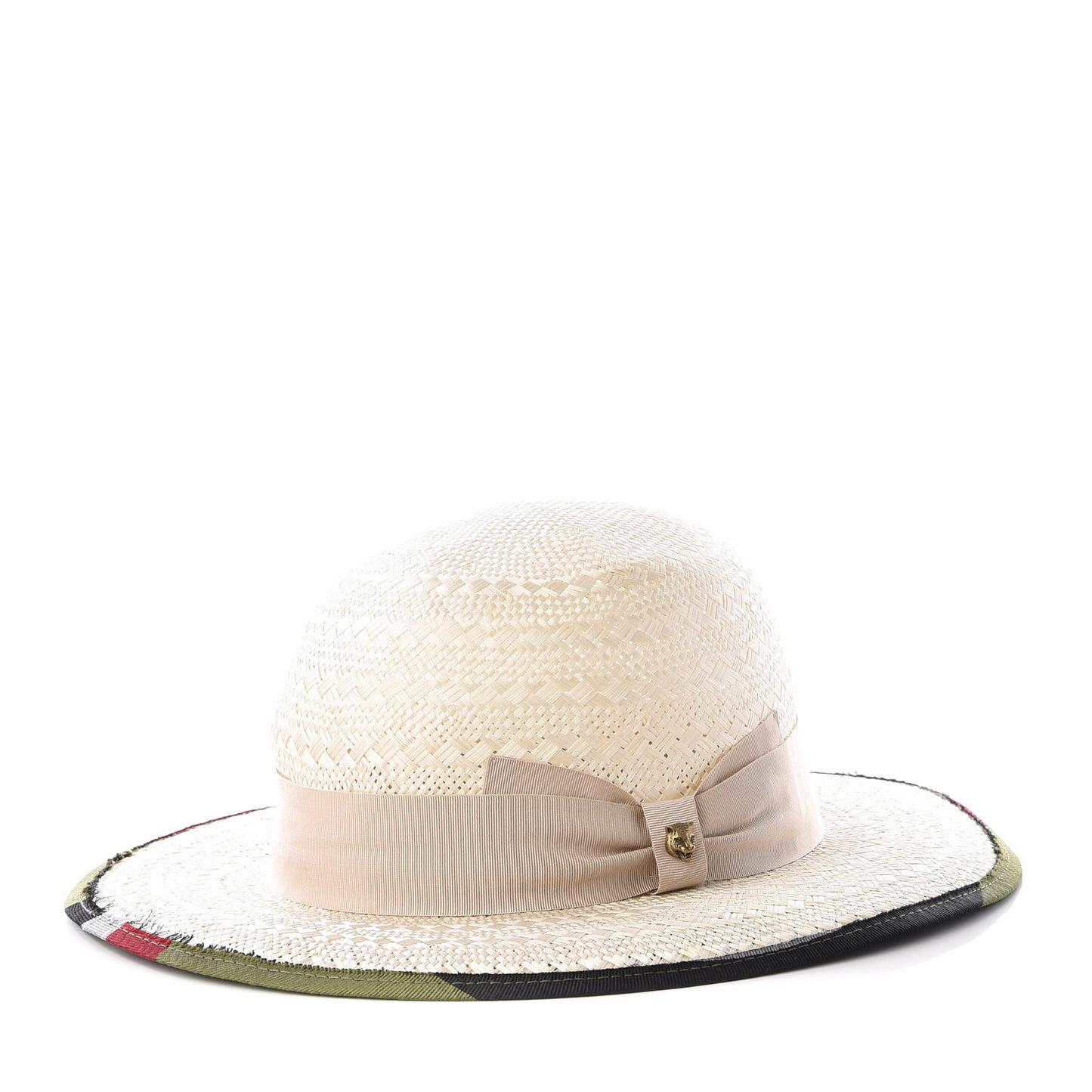 Straw Hat L Sand Bordeaux