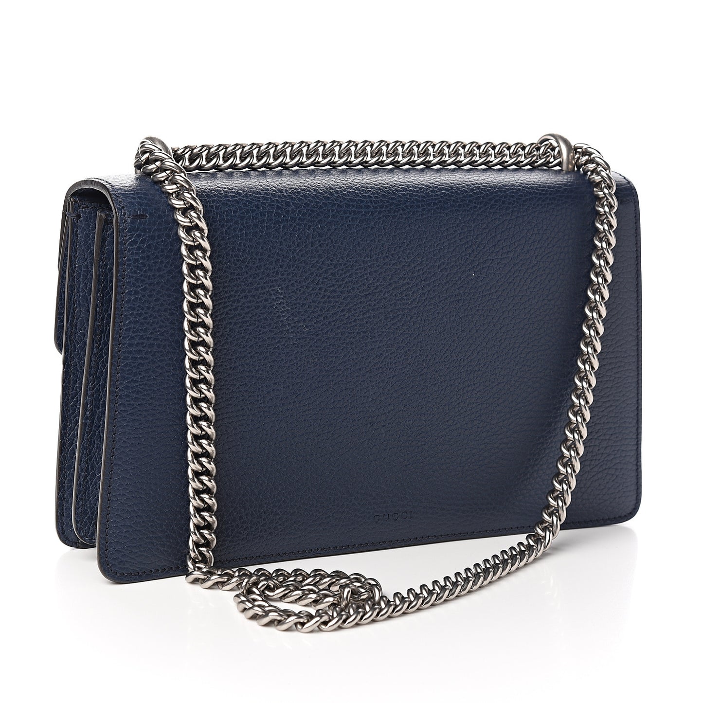 Dollar Calfskin Crystal Small Dionysus Shoulder Bag Blue Agata Montana Sapphire