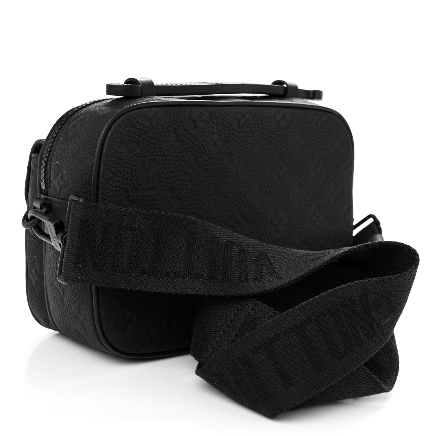 Louis Vuitton Taurillon Monogram S Lock Messenger Black 3 of 10