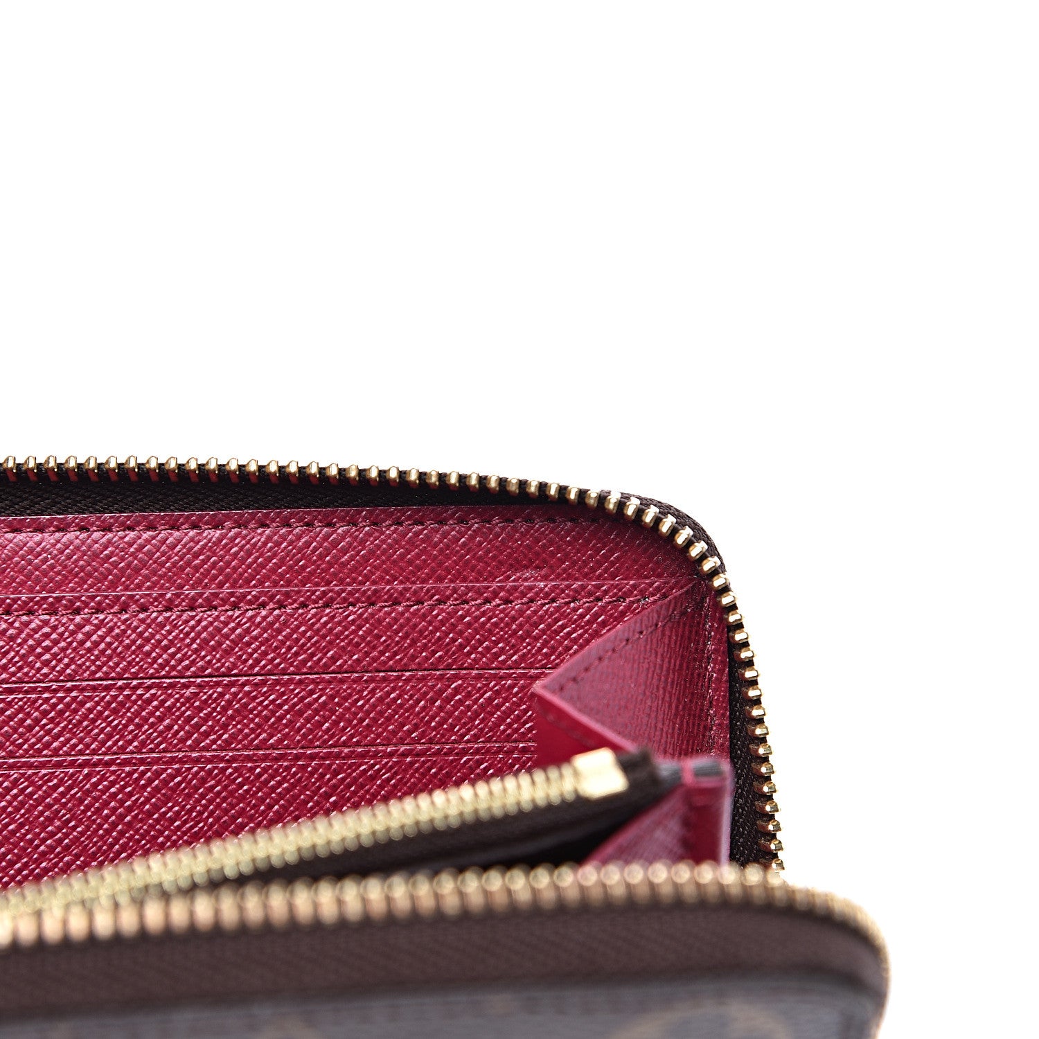 Louis Vuitton Monogram Clemence Wallet Fuchsia 8 of 8