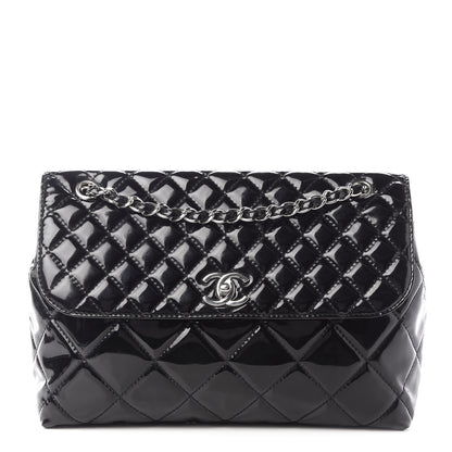 Chanel Vinyl Quilted In the Business Flap Bag Black 1 of 10