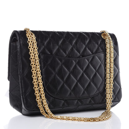 Chanel Aged Calfskin Quilted 2.55 Reissue 226 Flap Black 3 of 7